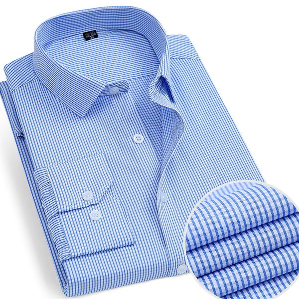 men's dress shirts anti-wrinkle men plaid social shirt regular fit long sleeve pocket casual checked purple striped easy care non-iron, White;black
men's dress shirts anti-wrinkle men plaid social shirt regular fit long sleeve pocket casual checked purple striped easy care non-iron, White;black