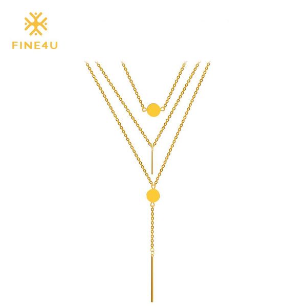 2018 new fine4u n028 316l stainless steel pendant necklace three layer choker necklaces for women wedding party jewelry, Golden;silver
2018 new fine4u n028 316l stainless steel pendant necklace three layer choker necklaces for women wedding party jewelry, Golden;silver