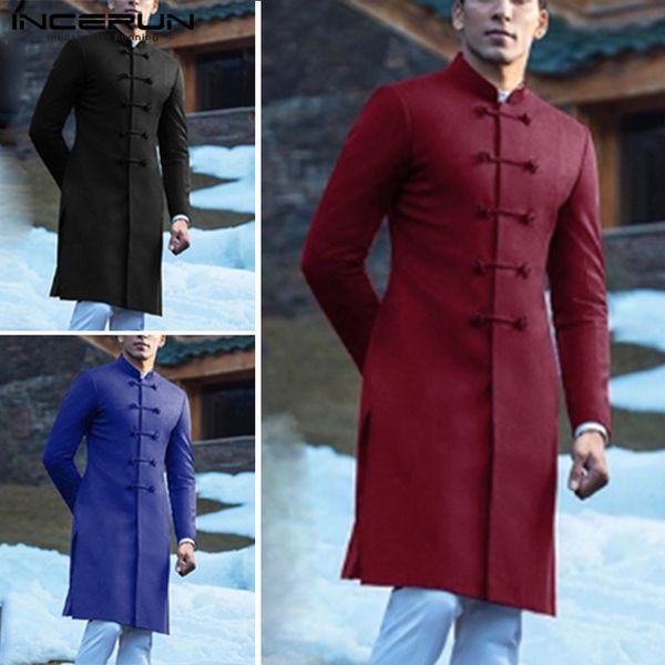 incerun традиционный hanfu мужчины чистый цвет с длинным рукавом ретро однобортный рубашка халат мода тонкий мужской воротник блузка уличная, White;black 
incerun традиционный hanfu мужчины чистый цвет с длинным рукавом ретро однобортный рубашка халат мода тонкий мужской воротник блузка уличная, White;black