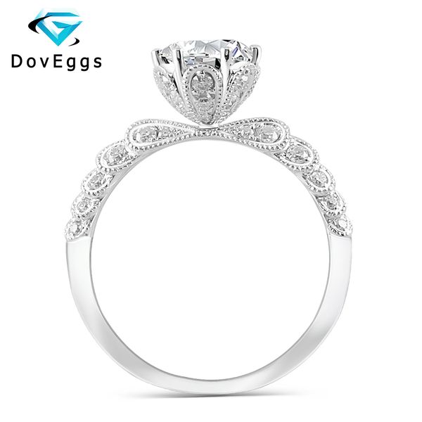 doveggs 14k white gold center 1ct carat 6.5mm f color moissanite diamond engagement rings for women wedding ring with accents t200701, Slivery;golden
doveggs 14k white gold center 1ct carat 6.5mm f color moissanite diamond engagement rings for women wedding ring with accents t200701, Slivery;golden
