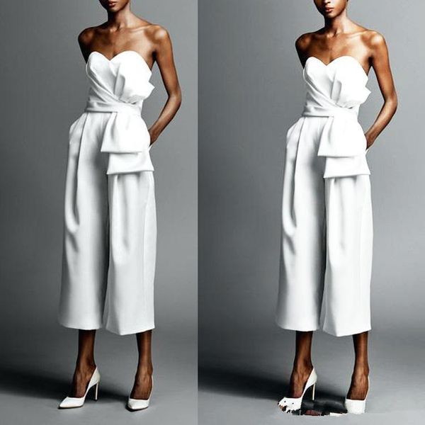 simple 2020 jumpsuits wedding dresses sweetheart tea length beach boho bridal gown wedding dress robes de mariée, White
simple 2020 jumpsuits wedding dresses sweetheart tea length beach boho bridal gown wedding dress robes de mariée, White