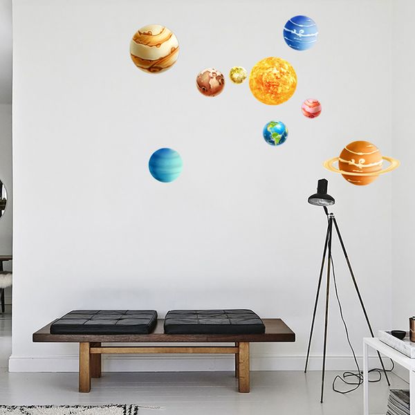 9pcs solar system wall stickers,glowing planets wall decals for kids room/bedroom/living room
9pcs solar system wall stickers,glowing planets wall decals for kids room/bedroom/living room