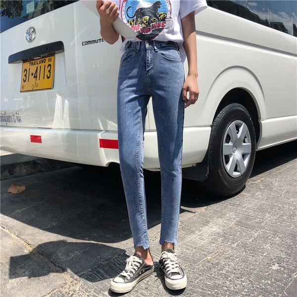 2 colors s-xl korean chic style slim jeans for women skinny high waist jeans denim pants womens (z8561, Blue
2 colors s-xl korean chic style slim jeans for women skinny high waist jeans denim pants womens (z8561, Blue