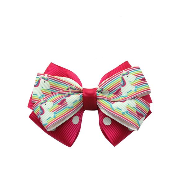 4.5 inch boutique printing hair bows cascading wave point hair clip for girls, Slivery;white
4.5 inch boutique printing hair bows cascading wave point hair clip for girls, Slivery;white