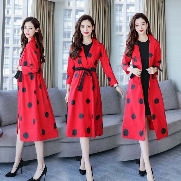 women coat slim women's autumn fashion women's trench coat 2019 new fashion red temperament women trench lxl27, Tan;black
women coat slim women's autumn fashion women's trench coat 2019 new fashion red temperament women trench lxl27, Tan;black