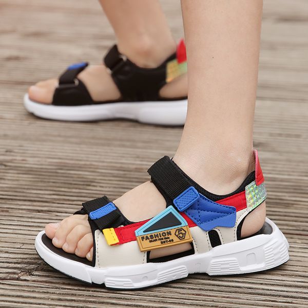 summer beach sandals boys anti slip boys summer sandal comfortable casual sandals beach good quality flats shoes kids, Black;red
summer beach sandals boys anti slip boys summer sandal comfortable casual sandals beach good quality flats shoes kids, Black;red