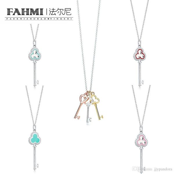 fahmi charm 925 sterling silver vintage plum key pendant exquisite necklace original women charming shining necklace gift tif ing, Golden;silver
fahmi charm 925 sterling silver vintage plum key pendant exquisite necklace original women charming shining necklace gift tif ing, Golden;silver