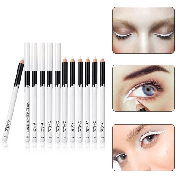 12pcs white eye liner pen smooth easy to wear makeup tool long lasting pigment waterproof eyeliner pencils
12pcs white eye liner pen smooth easy to wear makeup tool long lasting pigment waterproof eyeliner pencils