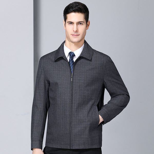 2019 autumn new style men's jacket middle-aged business casual brand wool jacket turn-down collar coat, Black;brown
2019 autumn new style men's jacket middle-aged business casual brand wool jacket turn-down collar coat, Black;brown