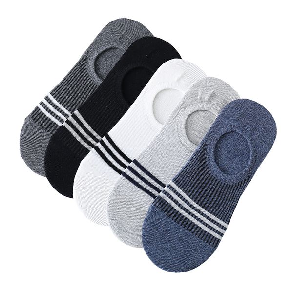 selling striped men socks 5 pairs imitation double needle invisible boat socks shallow mouth silicone non-slip cotton, Black
selling striped men socks 5 pairs imitation double needle invisible boat socks shallow mouth silicone non-slip cotton, Black