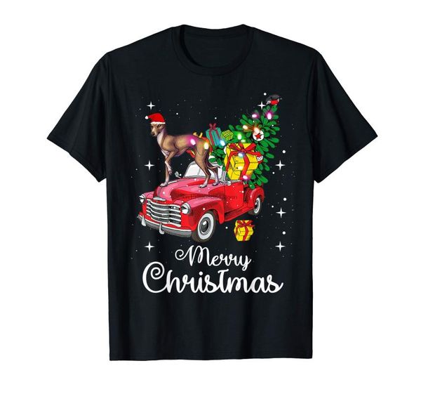 italian greyhound rides red truck christmas pajama t-shirt-men's t-shirt-black, White;black
italian greyhound rides red truck christmas pajama t-shirt-men's t-shirt-black, White;black