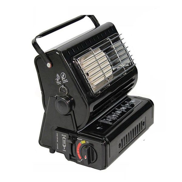 portable butane gas heater warmer with gas connector outdoor camping tent hiking - black
portable butane gas heater warmer with gas connector outdoor camping tent hiking - black