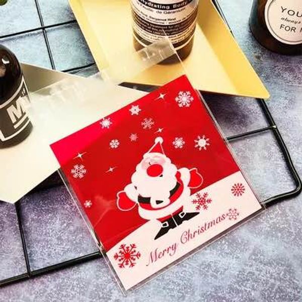 emerra 50pcs cute cartoon santa claus baking package biscuit bag snack candy self-sealed package bag 10*10+3
emerra 50pcs cute cartoon santa claus baking package biscuit bag snack candy self-sealed package bag 10*10+3