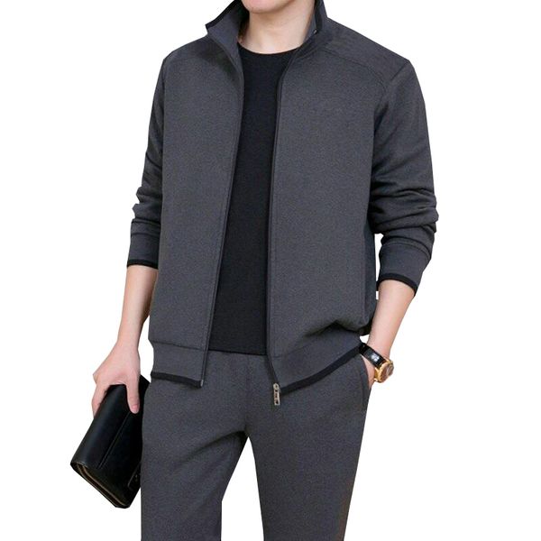 2pcs mens sportswear sets 5xl plus size spring autumn male casual tracksuit men 2 piece sweatshirt + sweatpants set, Gray
2pcs mens sportswear sets 5xl plus size spring autumn male casual tracksuit men 2 piece sweatshirt + sweatpants set, Gray