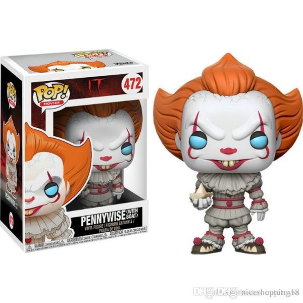 pretty funko pop stephen king's it pennywise vinyl action figure with box #200 popular toy good quality kids gift
pretty funko pop stephen king's it pennywise vinyl action figure with box #200 popular toy good quality kids gift