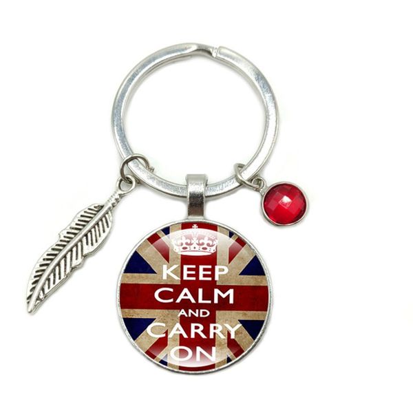 new keep calm and carry on english flag time glass convex keychain 8 color crystal alloy leaf pendant key ring small gift, Silver
new keep calm and carry on english flag time glass convex keychain 8 color crystal alloy leaf pendant key ring small gift, Silver