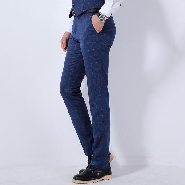 men's suit pant checkered trousers non ironing business trousers formal pant mens dress men size gent life, White;black
men's suit pant checkered trousers non ironing business trousers formal pant mens dress men size gent life, White;black