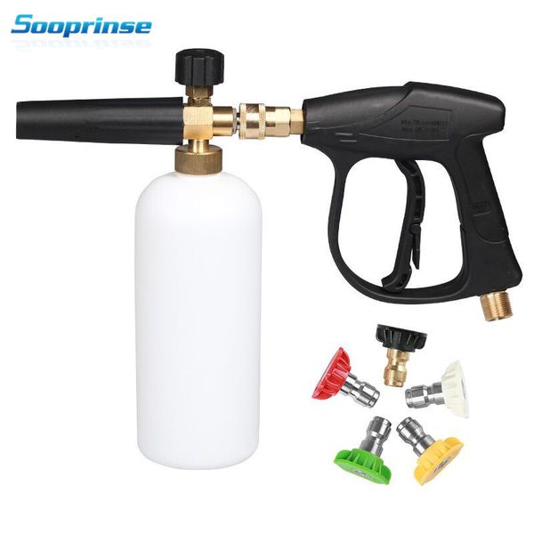 sooprinse high pressurhigh pressure washer gun snow foam lance cannon foam blaster with m22-14 thread ,4000psi for car washing
sooprinse high pressurhigh pressure washer gun snow foam lance cannon foam blaster with m22-14 thread ,4000psi for car washing