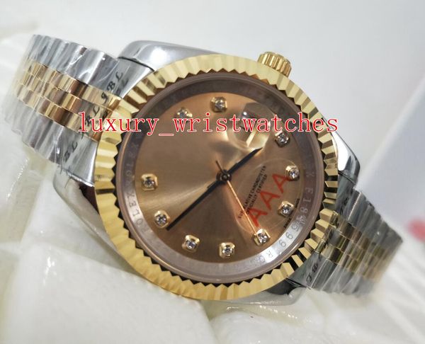 fashion elling datejust wristwatches 36mm 41mm 116233 datejust diamond dial two tones 2813 movement automatic mens watches, Slivery;brown
fashion elling datejust wristwatches 36mm 41mm 116233 datejust diamond dial two tones 2813 movement automatic mens watches, Slivery;brown