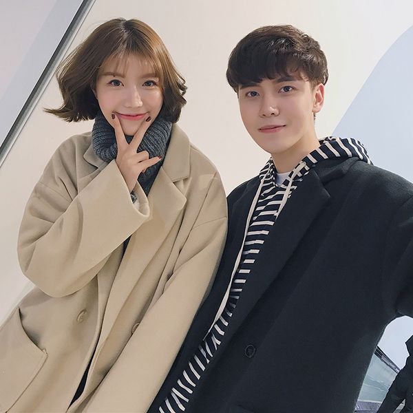 2019 spring and autumn the new listing korean casual trend couple long and loose solid color cotton coat men s-2xl time limited, Black
2019 spring and autumn the new listing korean casual trend couple long and loose solid color cotton coat men s-2xl time limited, Black