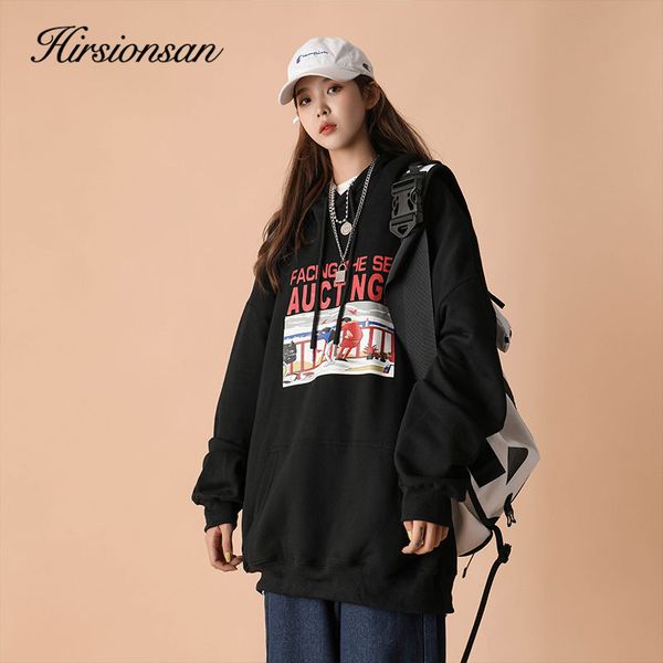 women's hoodies & sweatshirts hirsionsan woman hoodie 2021 autumn cotton soft printed sweatshirt streetwear white cool ladies jogging c, Black
women's hoodies & sweatshirts hirsionsan woman hoodie 2021 autumn cotton soft printed sweatshirt streetwear white cool ladies jogging c, Black