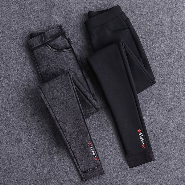 2019 embroidery solid pencil pants women's full length leggings high waist stretch trousers female casual wear washed black, Black;white
2019 embroidery solid pencil pants women's full length leggings high waist stretch trousers female casual wear washed black, Black;white
