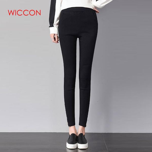 plus size black high waist clothes pencil pants autumn casual vintage elastic waist skinny trousers women workwear pants, Black;white
plus size black high waist clothes pencil pants autumn casual vintage elastic waist skinny trousers women workwear pants, Black;white