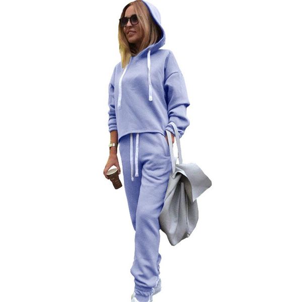 color tracksuits fashion casual loose sport clothes designer long sleeve crew neck sets spring women solid, Gray
color tracksuits fashion casual loose sport clothes designer long sleeve crew neck sets spring women solid, Gray