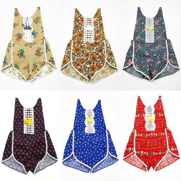 new children's floral romper girls clothes vintage floral printed baby overalls boutique kids outfit, Blue
new children's floral romper girls clothes vintage floral printed baby overalls boutique kids outfit, Blue