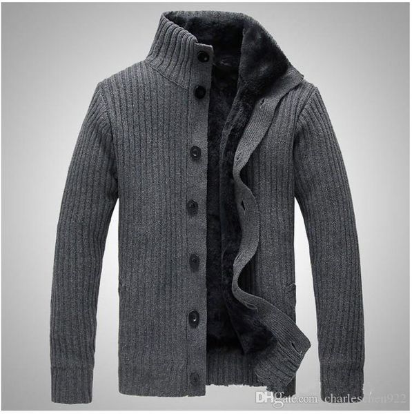 winter brand clothing men's fashion jacket new thicken sweater velvet stand collar woolen cardigan sweater warm men coat large outwear, White;black
winter brand clothing men's fashion jacket new thicken sweater velvet stand collar woolen cardigan sweater warm men coat large outwear, White;black