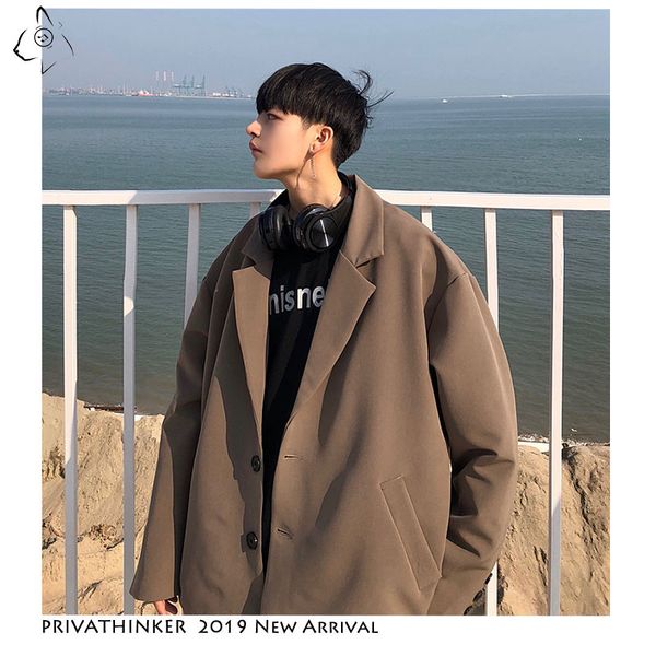 2019 men woman autumn korean jackets 2019 mens loose harajuku jacket male solid single breasted streetwear oversize, Black;brown
2019 men woman autumn korean jackets 2019 mens loose harajuku jacket male solid single breasted streetwear oversize, Black;brown