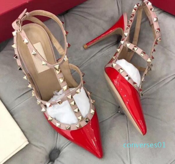 2019 новые горячие обнаженные женщины платформы насосы дамы sexy круглый toe заклепки высокие каблуки моды пряжки шипованных шпильках сандал, Black 
2019 новые горячие обнаженные женщины платформы насосы дамы sexy круглый toe заклепки высокие каблуки моды пряжки шипованных шпильках сандал, Black