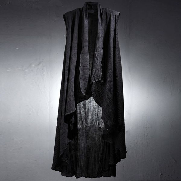 men's vests spring and summer crumpled linen long vest sleeveless hoodie men cotton fashion tactical 2021, Black;white
men's vests spring and summer crumpled linen long vest sleeveless hoodie men cotton fashion tactical 2021, Black;white