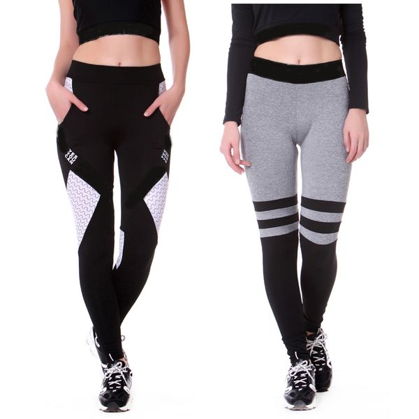 2018 yoga pants women leggings sport yoga leggings pants running trousers tights gym training legging sport femme fitness, White;red 
2018 yoga pants women leggings sport yoga leggings pants running trousers tights gym training legging sport femme fitness, White;red