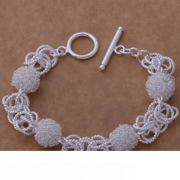 jewelry manufacturer)925 sterling silver silver bracelets fashion jewelry mesh ball toggle bracelets silver jewelry factory price, Black
jewelry manufacturer)925 sterling silver silver bracelets fashion jewelry mesh ball toggle bracelets silver jewelry factory price, Black