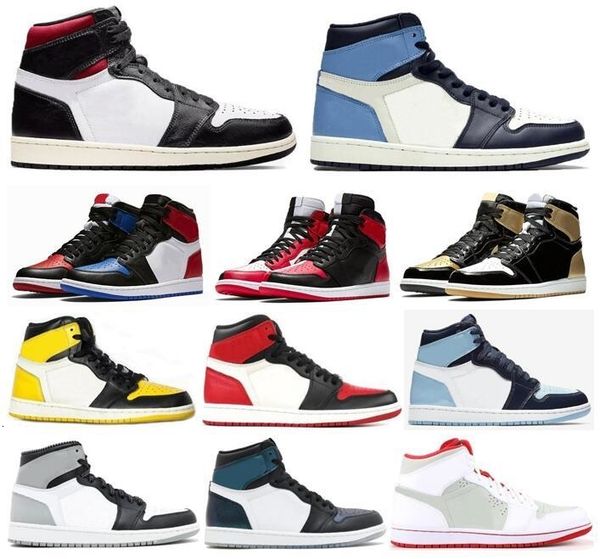 2019 new high og 1 gym red obsidian yellow toe basketball shoes men women 1s gym red hare chameleon barons sneakers with box
2019 new high og 1 gym red obsidian yellow toe basketball shoes men women 1s gym red hare chameleon barons sneakers with box