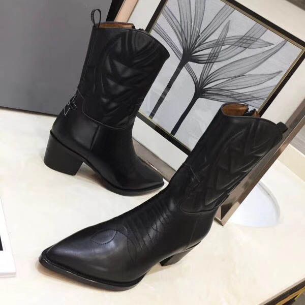 women's real leather thin high heel autumn ankle boots designer square toe female elegant short booties shoes, Black
women's real leather thin high heel autumn ankle boots designer square toe female elegant short booties shoes, Black