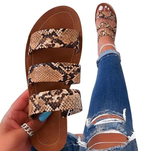 1pair beach home round toe travel snake pattern flat bottom fashion l outdoor wear summer women slipper daily swimming pool, Black
1pair beach home round toe travel snake pattern flat bottom fashion l outdoor wear summer women slipper daily swimming pool, Black