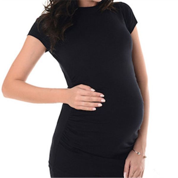 women summer clothes maternity wear casual cotton short sleeve plus size long pregnancy clothing for pregnant t-shirt w009, White
women summer clothes maternity wear casual cotton short sleeve plus size long pregnancy clothing for pregnant t-shirt w009, White