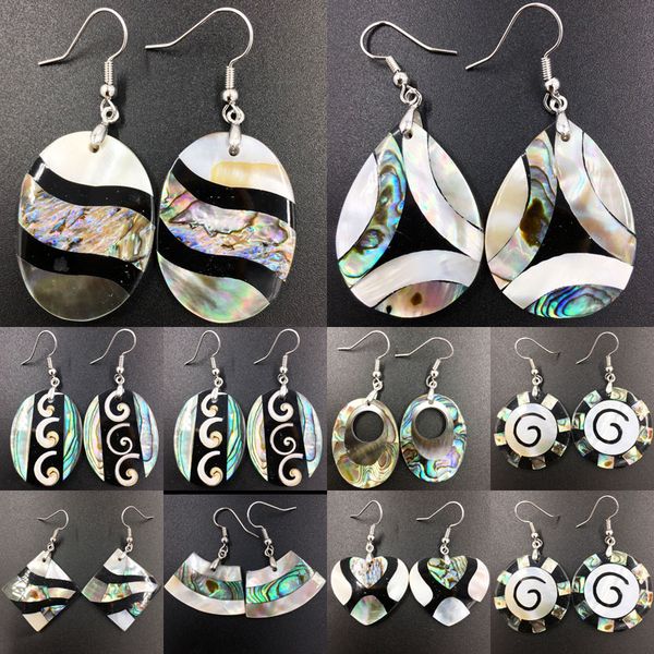 свободная перевозка груза ювелирных изделий способа новой зеландии abalone shell art мотаться серьги wb783, Silver
свободная перевозка груза ювелирных изделий способа новой зеландии abalone shell art мотаться серьги wb783, Silver