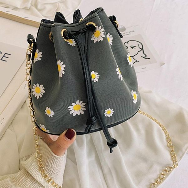 summer women's bucket bag small daisy drawstring chain shoulder bags for women 2020 leather handbags for women bolsos mujer
summer women's bucket bag small daisy drawstring chain shoulder bags for women 2020 leather handbags for women bolsos mujer
