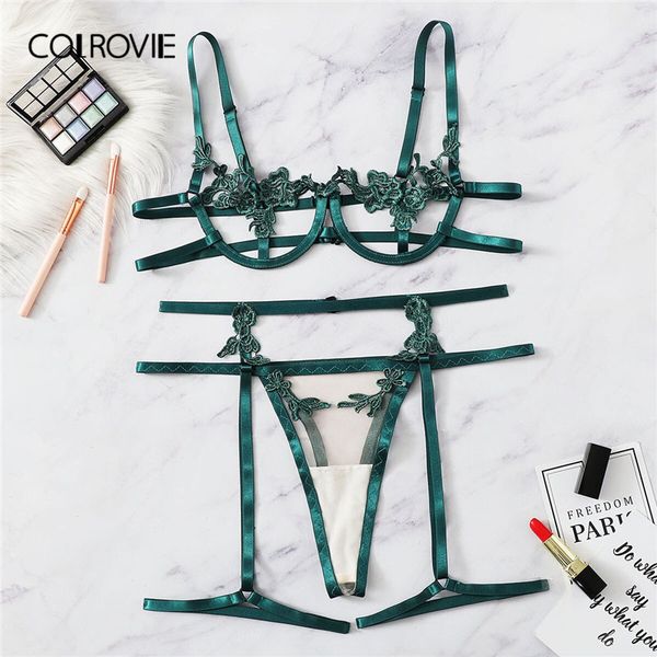 bras sets colrovie green harness appliques underwire garter lingerie set women intimates 2021 transparent underwear bra and thongs, Red;black
bras sets colrovie green harness appliques underwire garter lingerie set women intimates 2021 transparent underwear bra and thongs, Red;black