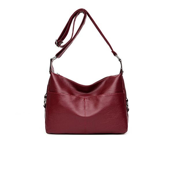 2020 new casual ladies messenger bag pu leather soft bag shoulder simple fashion black and wine red handbag
2020 new casual ladies messenger bag pu leather soft bag shoulder simple fashion black and wine red handbag