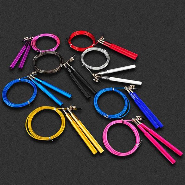 profession adjustable jumping rope aluminum skipping fitness high speed bearing steel wire skip rope training fitness sports
profession adjustable jumping rope aluminum skipping fitness high speed bearing steel wire skip rope training fitness sports
