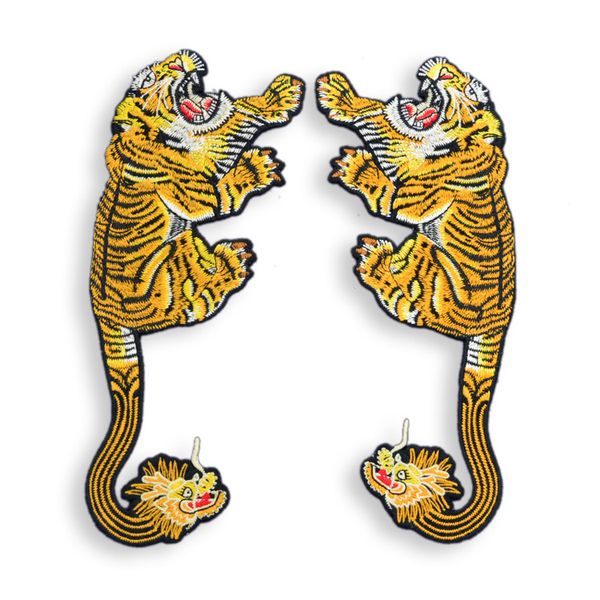 gugutree embroidery big tiger patch animal patches badges applique patches for clothing dx-77, Black
gugutree embroidery big tiger patch animal patches badges applique patches for clothing dx-77, Black