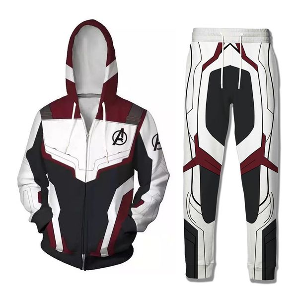 2019 new movies endgame zipper hooded sets casual men/women 3d clothing 2 pieces hooded and pants suits sets, Gray
2019 new movies endgame zipper hooded sets casual men/women 3d clothing 2 pieces hooded and pants suits sets, Gray