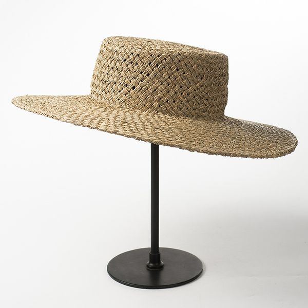 new hand-woven seaweed flat-straw hat for men and women outdoor travel sunscreen beach shade hat beach hats women sun hats, Blue;gray
new hand-woven seaweed flat-straw hat for men and women outdoor travel sunscreen beach shade hat beach hats women sun hats, Blue;gray