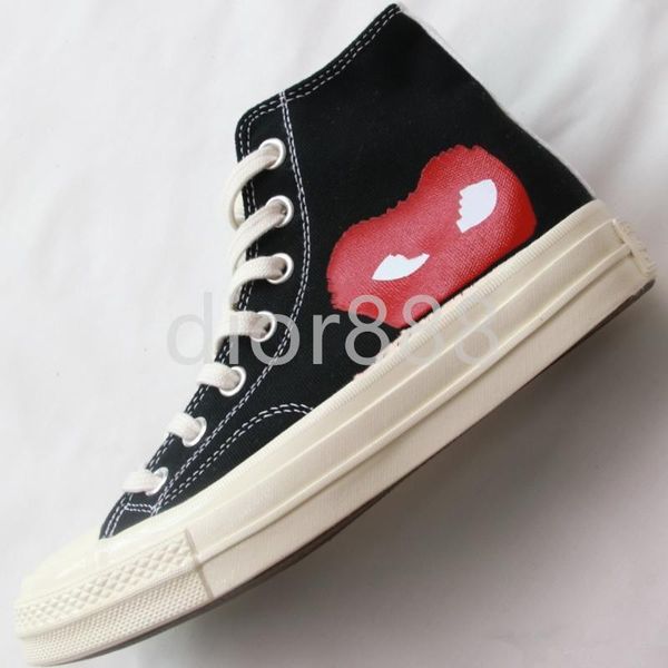 2020 commes des garcons play chuck 1970 cavans sneakers for men's tayler vulcanized shoes man skateboarding skate women hearts woman1, Black
2020 commes des garcons play chuck 1970 cavans sneakers for men's tayler vulcanized shoes man skateboarding skate women hearts woman1, Black