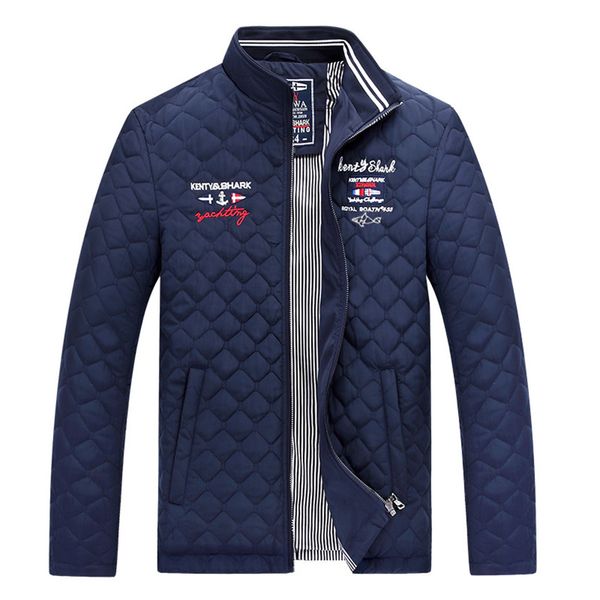 business jacket casual rhombic embroidered cotton men's large size british jacket cotton clothes long sleeve winter coat, Black 
business jacket casual rhombic embroidered cotton men's large size british jacket cotton clothes long sleeve winter coat, Black