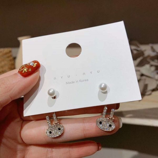 pearl diamond rabbit dangle earrings for women luxury designer pearl stud earrings 925 silver needle bling diamond animal drop earrings gift
pearl diamond rabbit dangle earrings for women luxury designer pearl stud earrings 925 silver needle bling diamond animal drop earrings gift